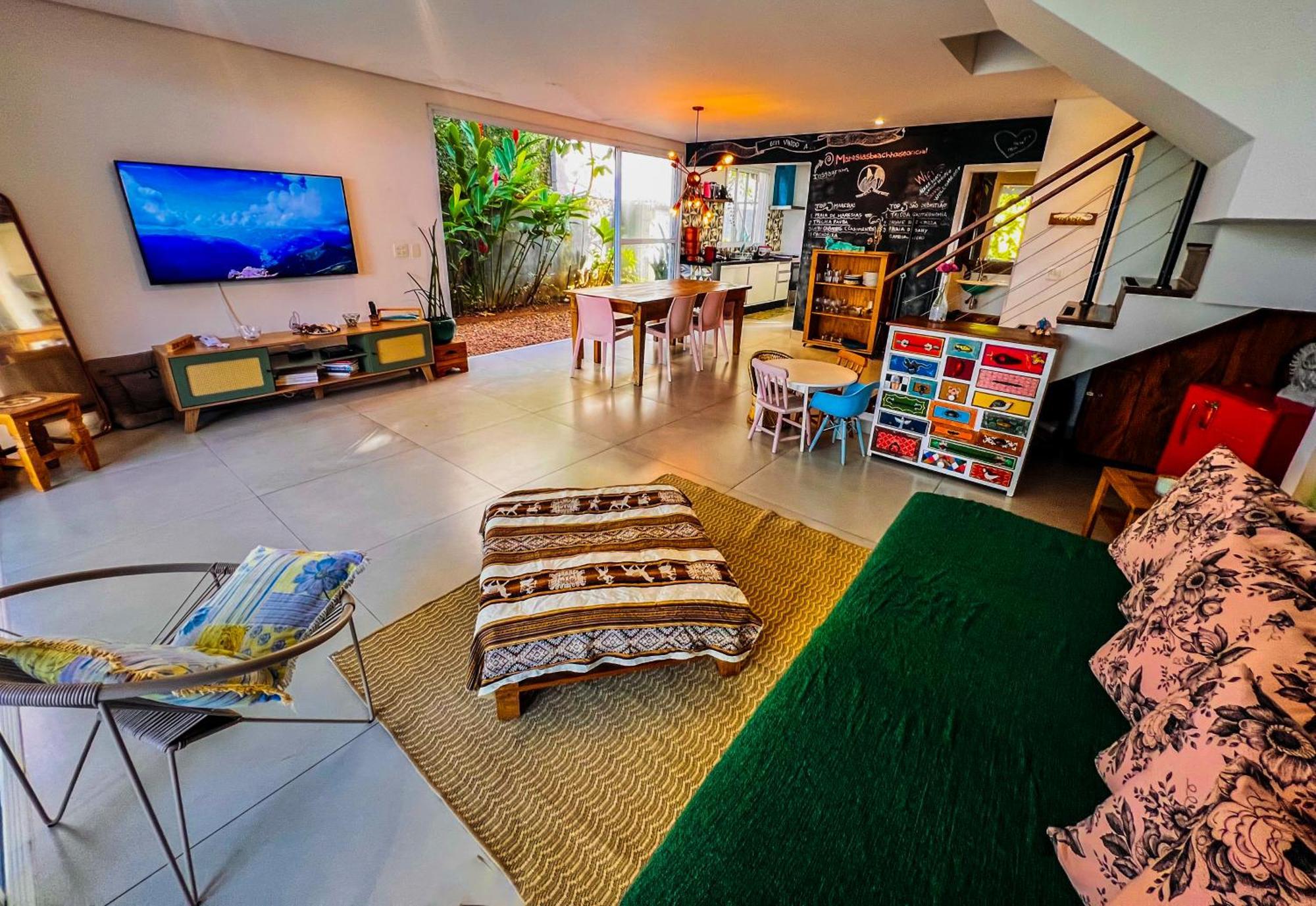 C7, Casa Vibrante, Pe Na Areia De Maresias Villa Sao Sebastiao  Kültér fotó
